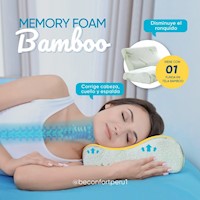Almohada Memory Foam Bamboo 50×30