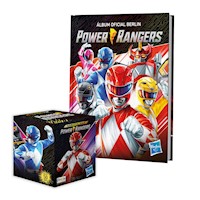 Power Rangers, 1 Álbum Tapa Dura + 1 Cajita (50 Sobres)
