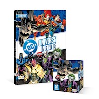 ALBUM DC UNIVERSE, ALBUM TAPA DURA + PAQUETON (50 SOBRES)