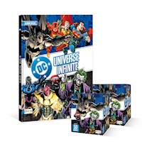 ALBUM DC UNIVERSE, ALBUM TAPA DURA + 2 PAQUETONES  (100 SOBRES)