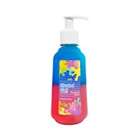 MANTRA ALCOHOL GEL BICOLOR CHICLE PARA NIÑOS 360 ML