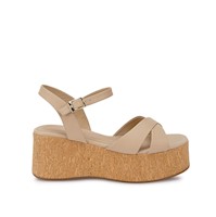 Sandalia D'orsay Casual ALE-2630 Palo/Rosa Viale Cuero