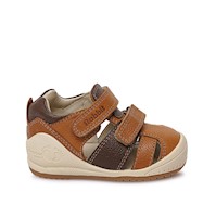 Sandalia Franciscana Casual ALEX-2508 Natural Rabbit Cuero