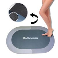 Alfombra Absorbente Para Ducha Baño Antideslizante Bathroom