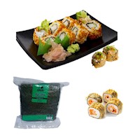 Alga Marina Deshidratada Nori Pack 100u Onigiri