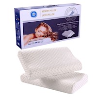 Pack X2 Almohada Ortopédica Cervical Memory Pillow