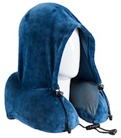 Almohada para el cuello con accesorios con capucha