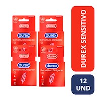 DUREX SENSITIVO ULTRA DELGADO - PACK 12 CONDONES