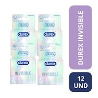 DUREX INVISIBLE - PACK 12 CONDONES