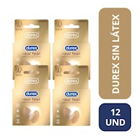 DUREX REAL FEEL - PACK 12 CONDONES