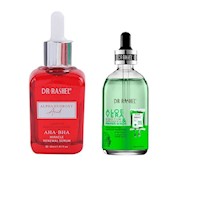 Serum Alpha Hydroxy Acid AHA-BHA + Serum Aloe vera - Dr Rashel