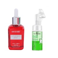 Serum Alpha Hydroxy Acid AHA-BHA + Desmaquillador de Aloe vera - Dr Rashel