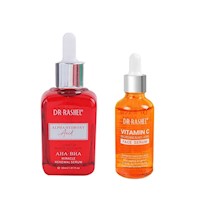 Serum Alpha Hydroxy Acid AHA-BHA + Serum Vitamina C 50ml - Dr Rashel