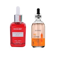 Serum Alpha Hydroxy Acid AHA-BHA + Desmaquillador de Vitamina C - Dr Rashel