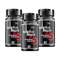 Alphaman Pack 3x2 Potencializador Maca Negra con Huanarpo Macho