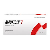 Amoxidin 7 500 mg Tabletas Recubiertas