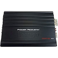 AMPLIFICADOR POWER ACOUSTIK VERTIGO  -2200W / 4 CANALES