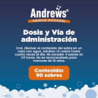 Andrews Triple Acción Polvo Efervescente sobre 7.9 g