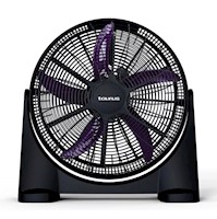 Ventilador de Piso 5 Aspas y 3 Velocidades Taurus Anemo 130W Negro