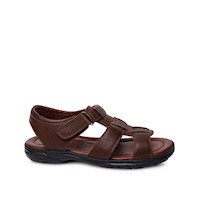 Sandalia Franciscana Casual ANGELO-2607 Marron Viale Homme