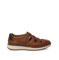 Sandalia Franciscana Casual ANGELO-2612 Miel Viale Homme