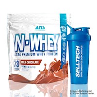 Proteína Ans N Whey 5lb Chocolate + Shaker