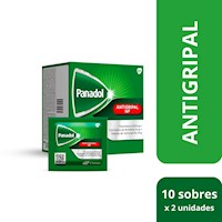 PANADOL ANTIGRIPAL - 10 SOBRES X 2 TABLETAS