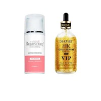 Serum Concentre hialurónico + Suero Blanqueador Oro 24K