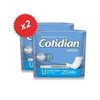 Pack x 2 Cotidian Toallas Apósitos x 20