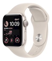APPLE WATCH SE 2DA GEN GPS 40MM S/M SPORT BAND STARLIGHT