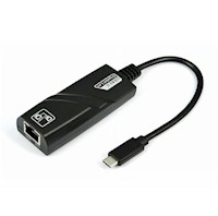 Adaptador Ethernet USB 3.1 C macho a RJ45 hembra