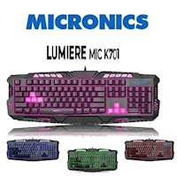 Teclado Micronics Lumiere - MIC K701