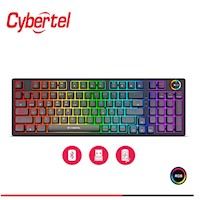 TECLADO CYBERTEL STRIKER CBX K1008-3M RGB MECANICO WIRELESS/BLUETOOTH