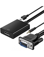 CABLE ADAPTADOR VGA MACHO A HDMI HEMBRA