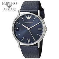 Reloj Emporio Armani Kappa AR11012 para Hombre Correa de Cuero Azul