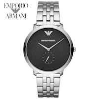 Reloj Emporio Armani Modern Slim AR11161 Acero Inoxidable Dial Negro