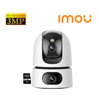 Cámara Seguridad IMOU RANGER DUAL 3MP + 3MP 360° Noche Color +SD 128Gb