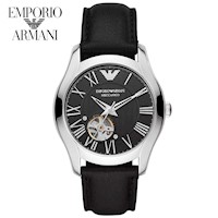 Reloj Emporio Armani Valente AR60016 Automatico Acero Inoxidable Cuero Negro