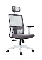 SILLA DE OFICINA ERGOCLASS ARCADIA PRO GRIS ERGONÓMICA - EJECUTIVA