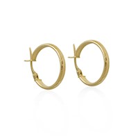 Aretes de Oro 18K Argollas C
