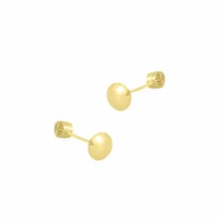 Aretes Tic Niña Oro 18k