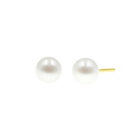 Aretes Perla Cultivada Oro 18K
