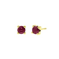 Aretes Rubi Red Oro 18K