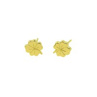 Aretes Encantados Trébol Oro 18K