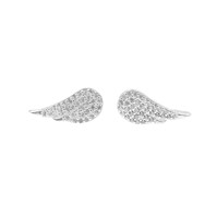 Aretes Alas Plata 925