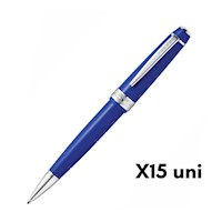 Bolígrafo Bailey Light resina pulida color azul, Cross x 15 uni