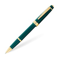 Bolígrafo Bailey Light de resina pulida verde y tonos dorados, Cross