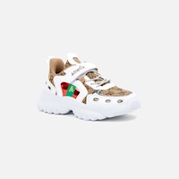 Zapatillas Atletix Lifestyle Kids Spideknit49 Blanco Con Marron Unisex