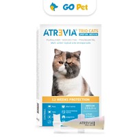 Atrevia Trio Cats Medium (2,9 a 6,25 Kg) x 1 Pipeta - Antipulgas y Antiparasitar