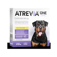 ANTIPULGAS PARA PERROS ATREVIA® ONE LARGE - CJA 4 TABLETAS (20 – 40KG)